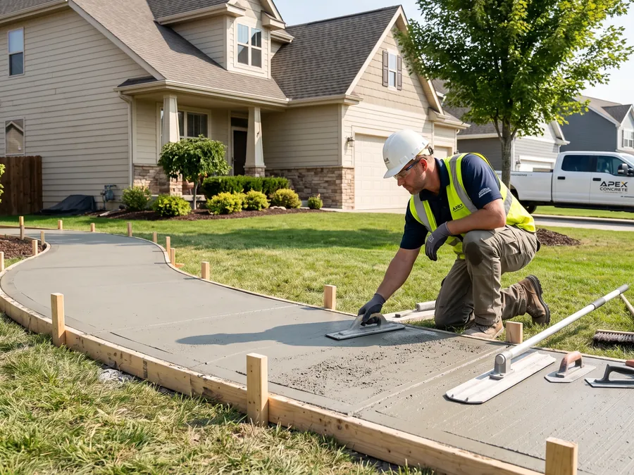 Concrete Service service in progress