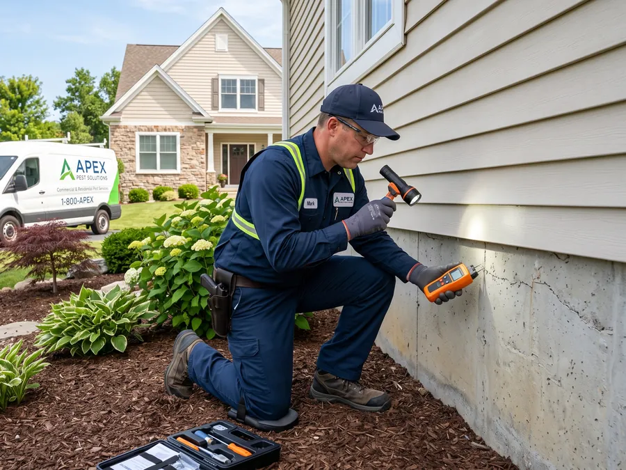 Pest Control service in progress
